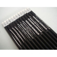 Non Toxic Round Wooden Long Pencils with Eraser Tc-P003